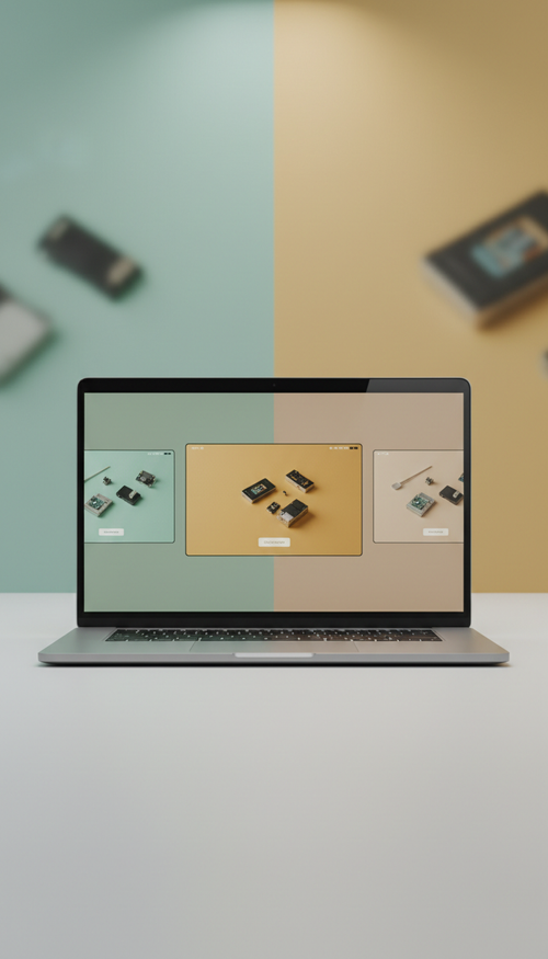 Laptop with Instructional Video Display