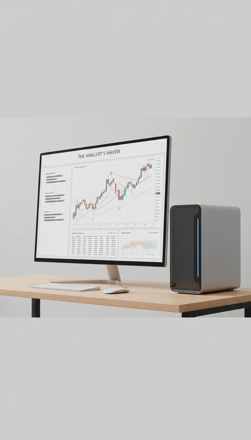 Desktop Computer with Technical Analysis Interface